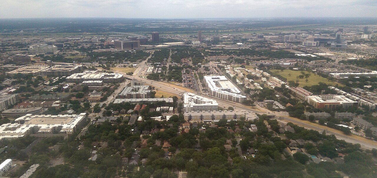 Apartment buildings in Dallas