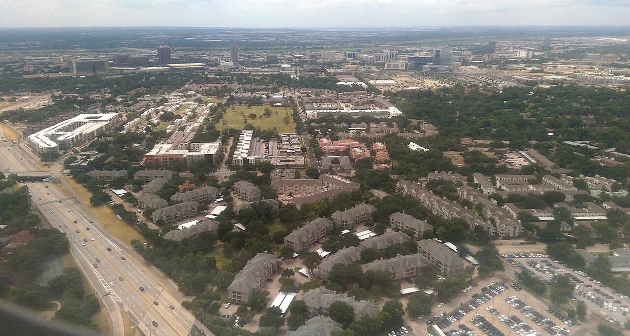 Apartment buildings in Dallas