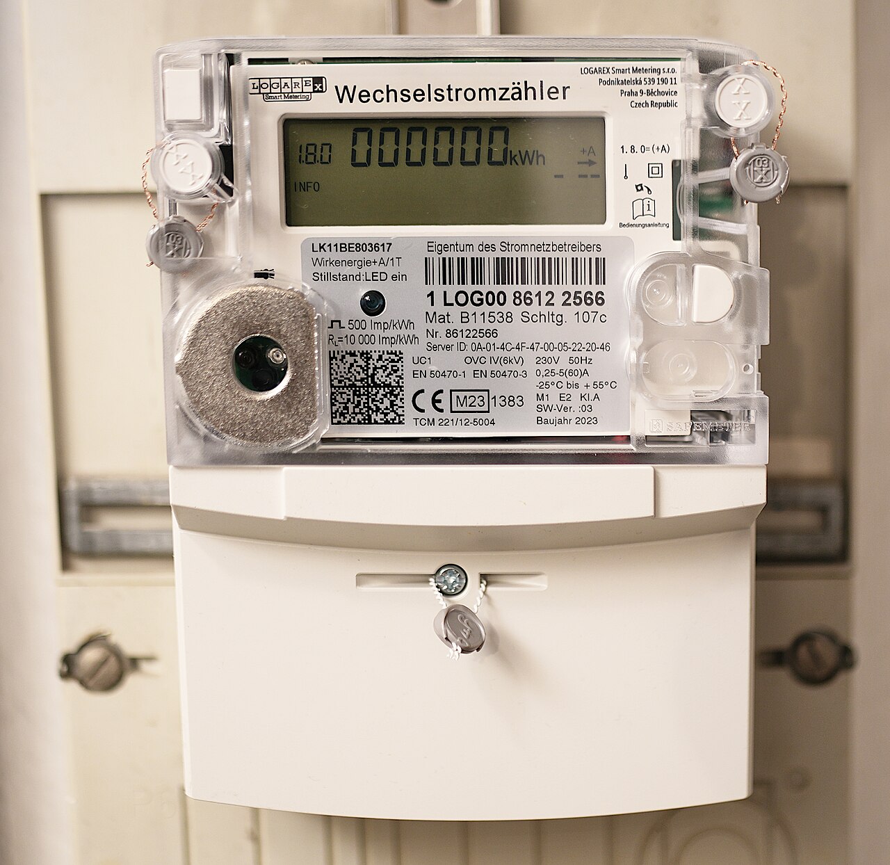 A digital smart electricity meter