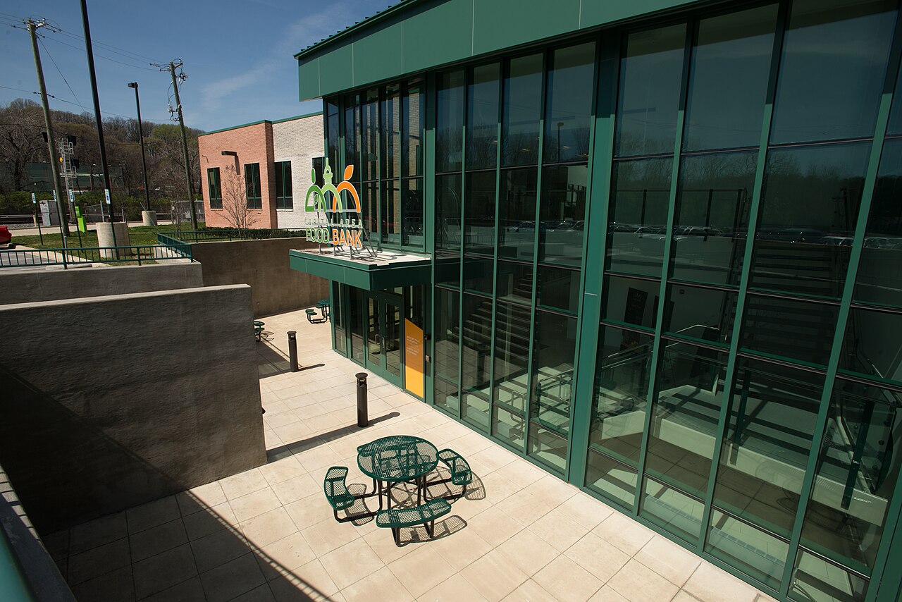 Food bank donation boxes